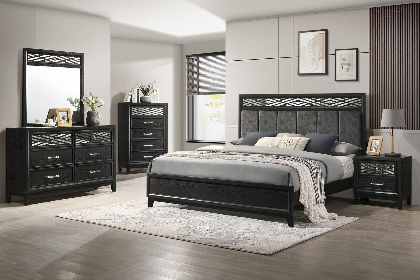 Obsidian 4pc Bedroom Set