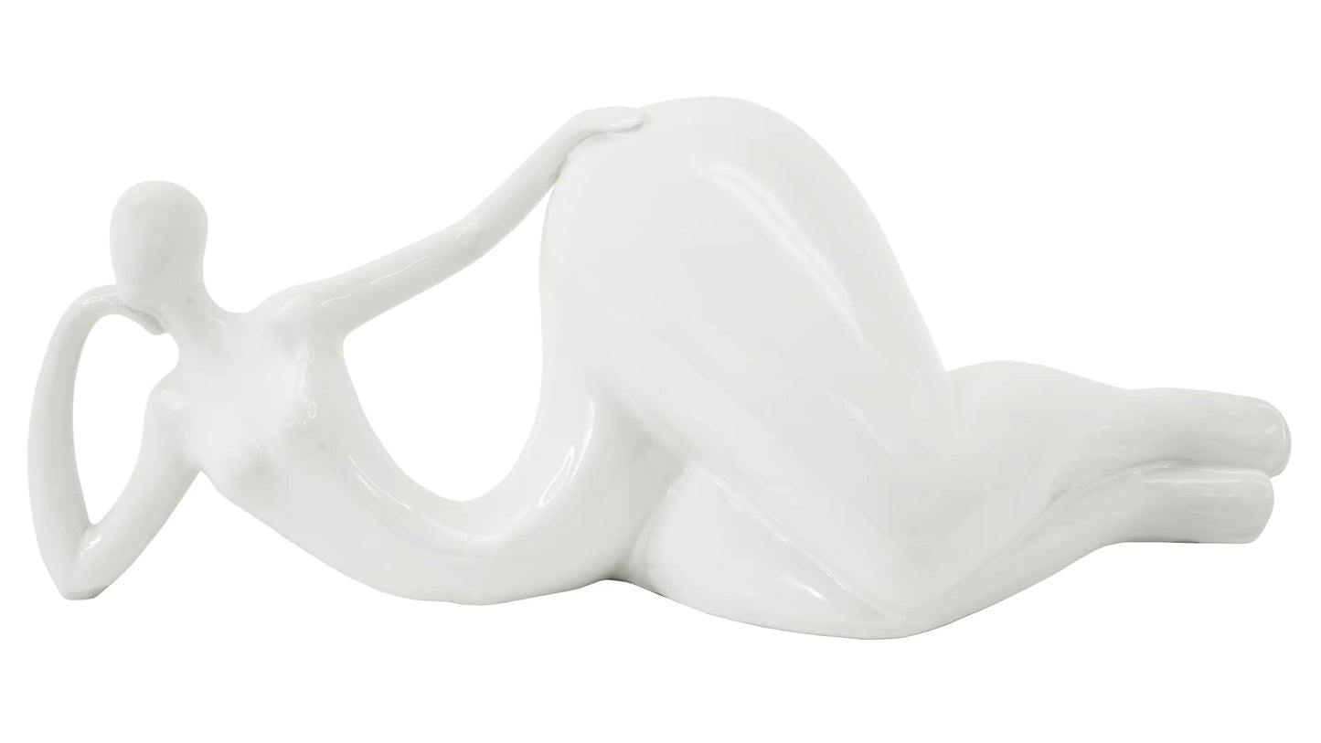 Lying Woman Tabletop Sculpture