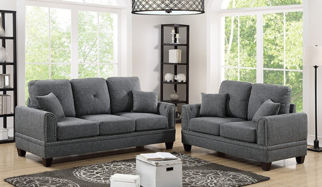 Upholstered Sofa Set