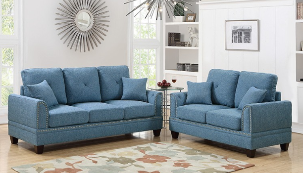 Upholstered Sofa Set