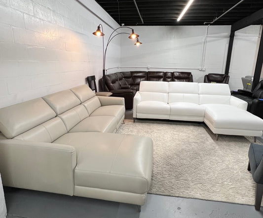 KM5000 Modern Leather Power Sectional