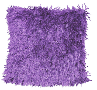 Shaggy Ribbon Accent Pillow