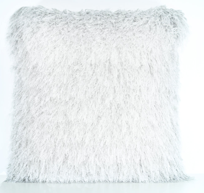 Shaggy Lurex Accent Pillow