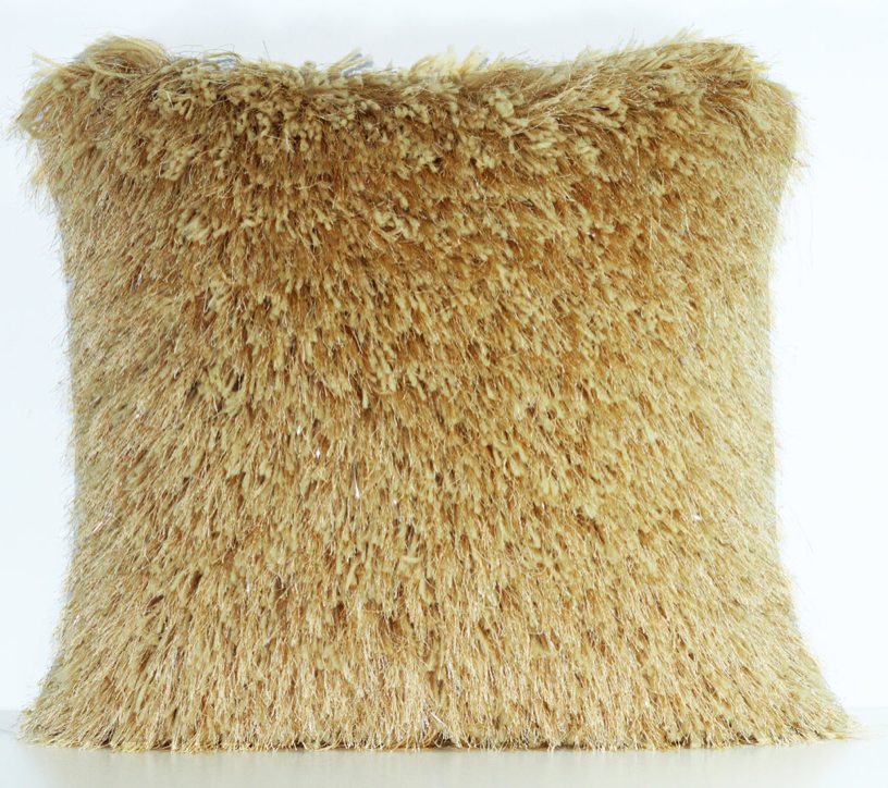 Shaggy Lurex Accent Pillow