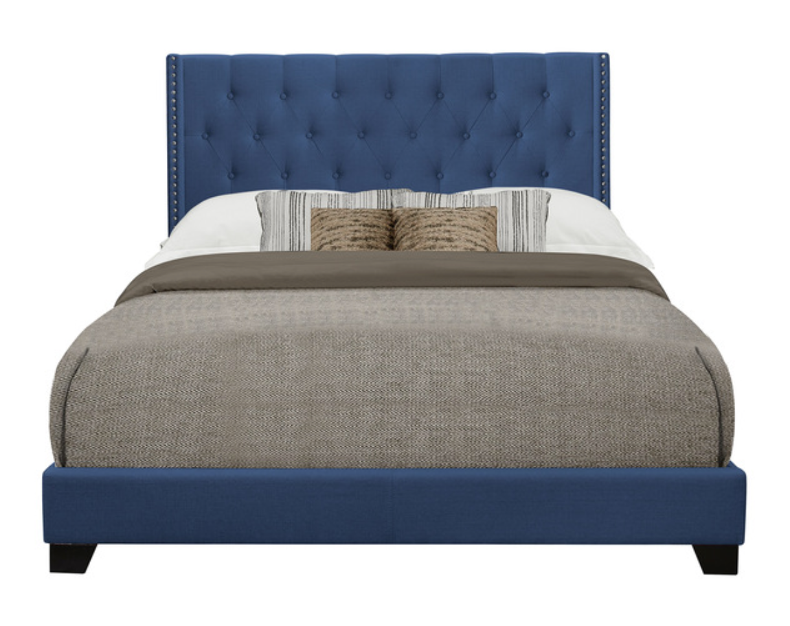 Tufted Upholstered Bed Frame