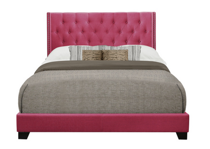 Tufted Upholstered Bed Frame