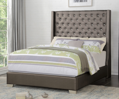 Crystal Tufted Bed Frame