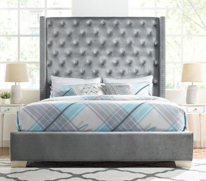 Crystal Tufted Bed Frame