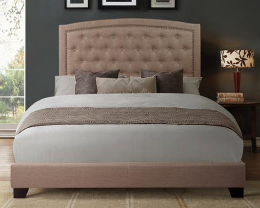 Tufted Upholstered Bed Frame