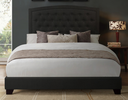 Tufted Upholstered Bed Frame