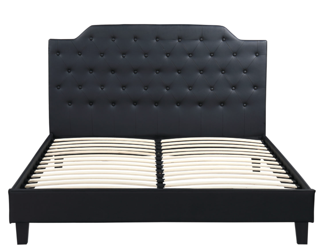 Tufted Upholstered Bed Frame