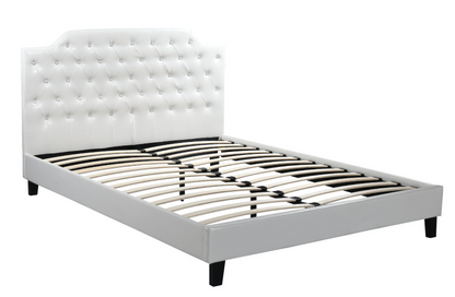 Tufted Upholstered Bed Frame