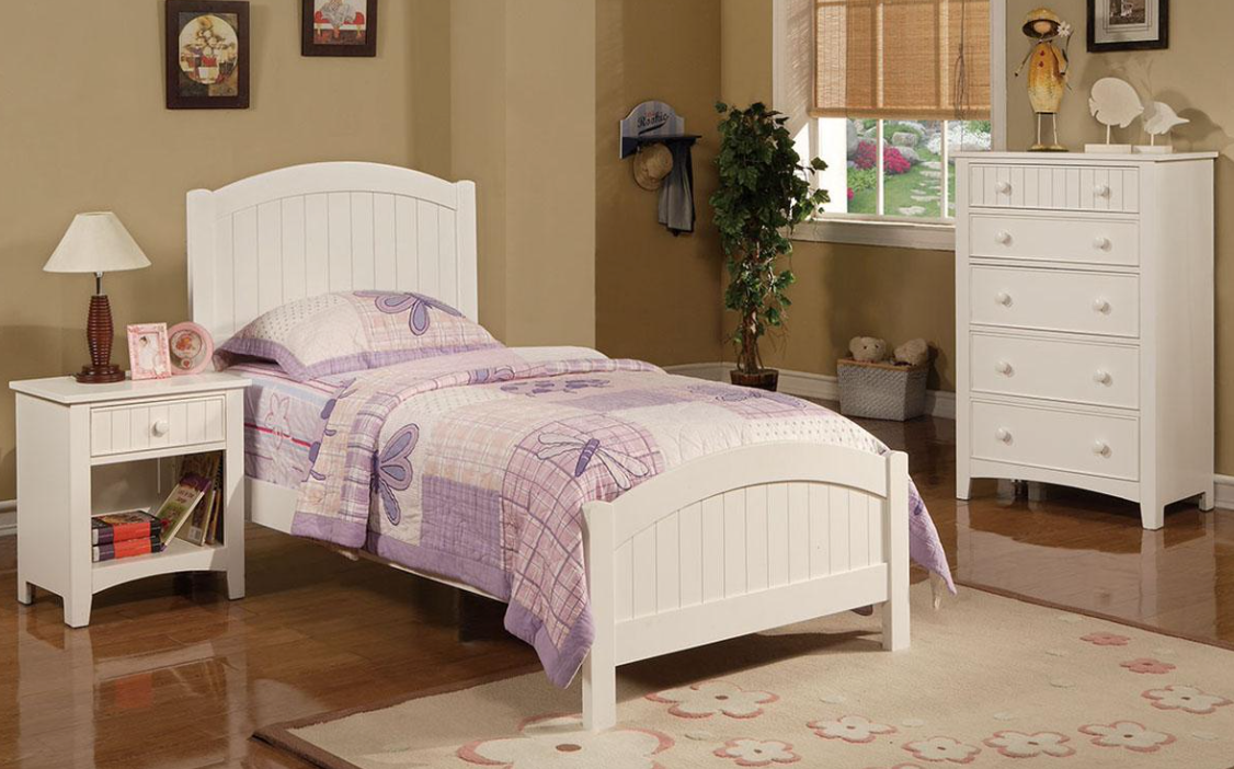 Twin Wood Bedroom Set