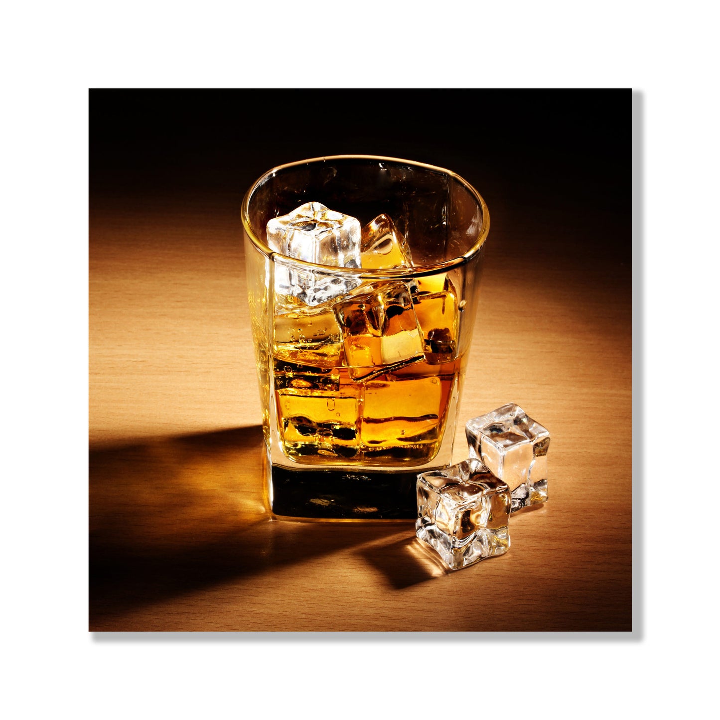 Whiskey Glass Wall Art