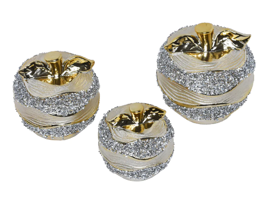 3PC Diamond Apple Set