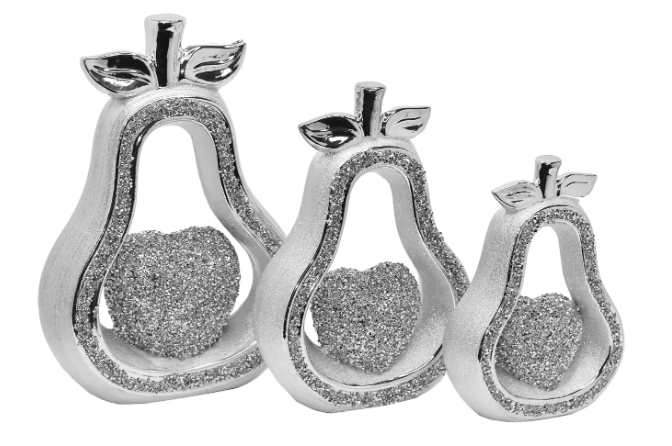 3PC Diamond Pear Set